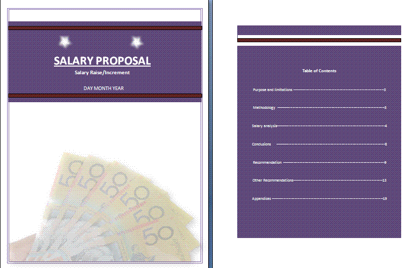 salary proposal template