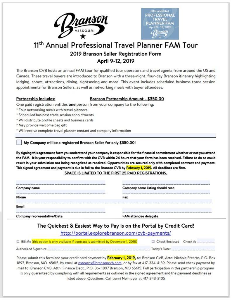 Employee Annual Tour Planner Template